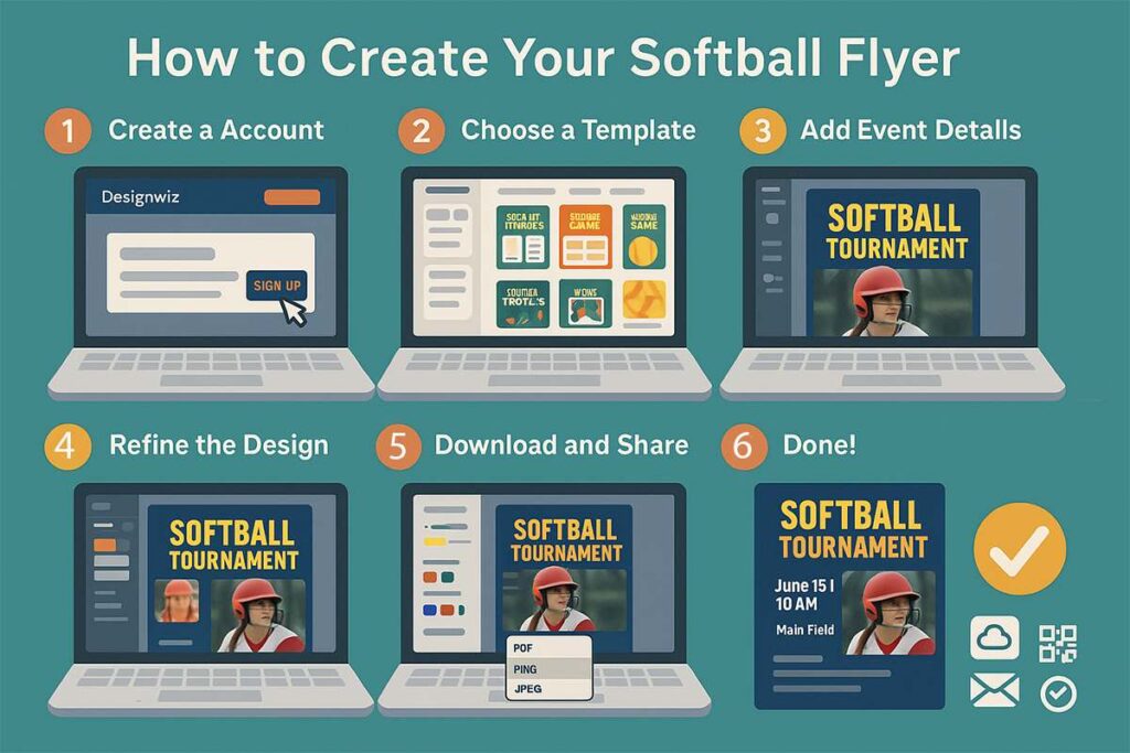 How To Create Your Softball Flyer