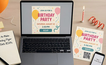 How To Make a Birthday Flyer That Gets Rsvps