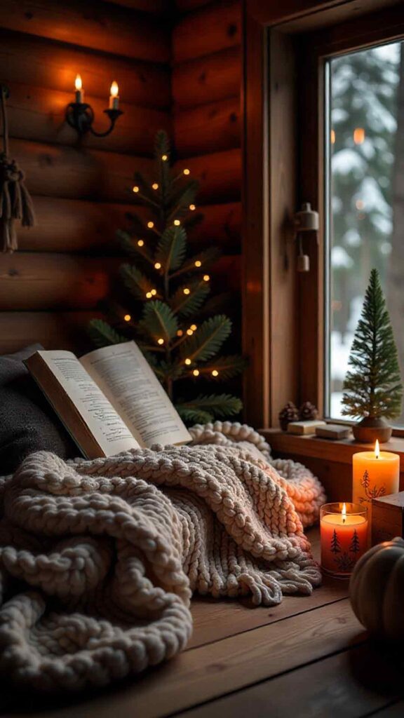 Hygge-Inspired Cozy Corner Background