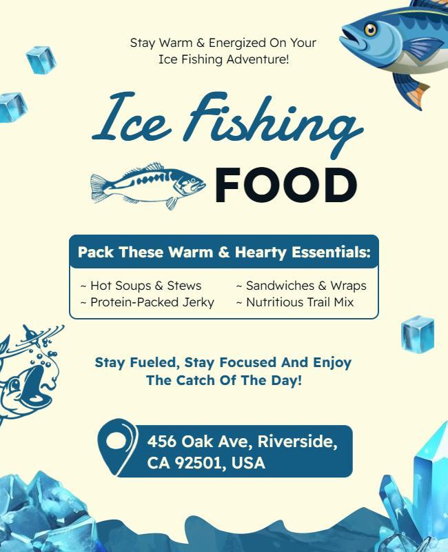 Flyer for a fishing workshop focused on tips and techniques.