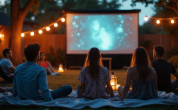 Outdoor Movie Night Flyer