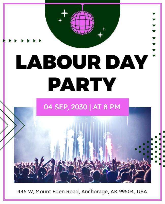 Industry-Specific Labor Day Flyer Template