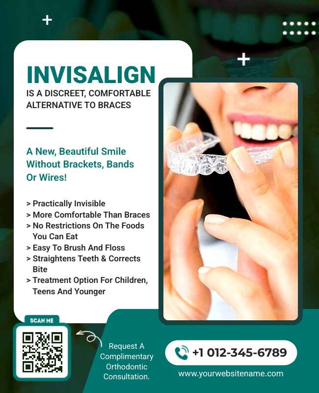 Invisalign Dental Flyer Template