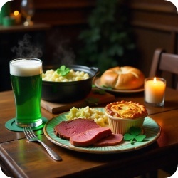 Irish Food and Drinks on Patricks' Day