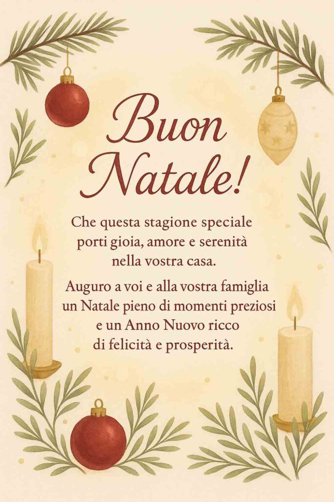 Italian Family Christmas Wish