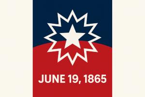 Juneteenth Flag - Vertical Orientation Picture