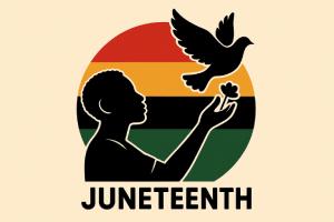 Juneteenth Freedom Dove Icon Image Graphics
