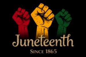 Juneteenth Liberation Fist Icon Image Graphics