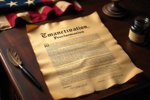Emancipation Proclamation Document Image