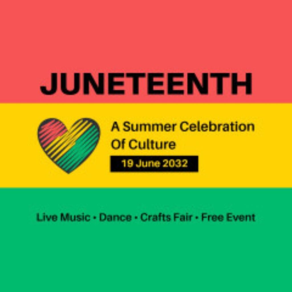 Juneteenth Summer Celebration of Culture Instagram post Template Image