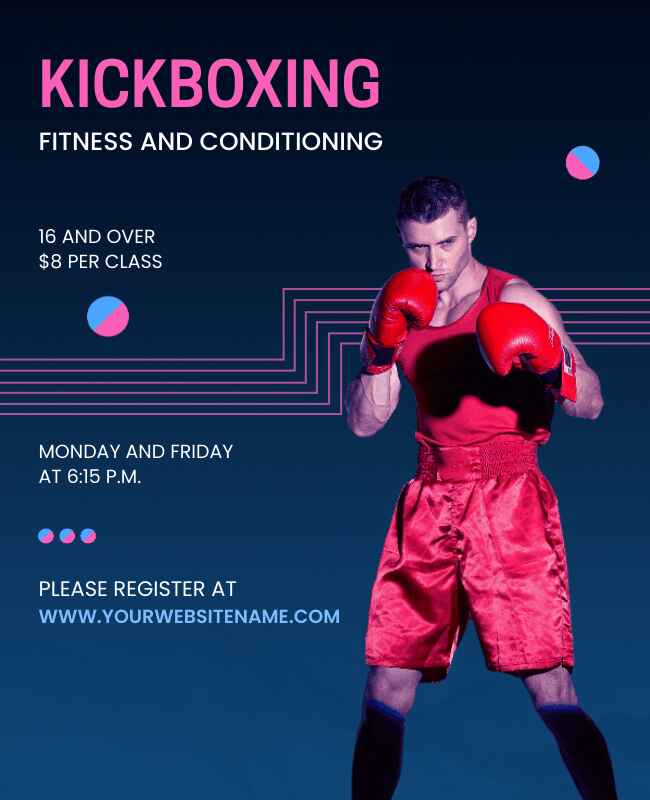 Kick Boxing Flyer Template