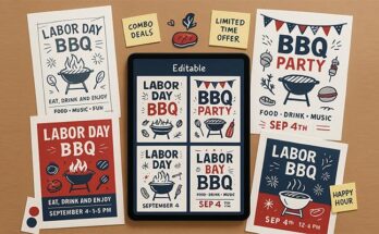 Labor Day BBQ Flyer Templates & Restaurant Marketing Guide