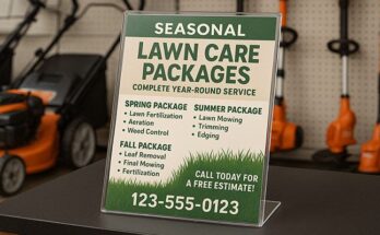 lawn care campaign flyers to ROI