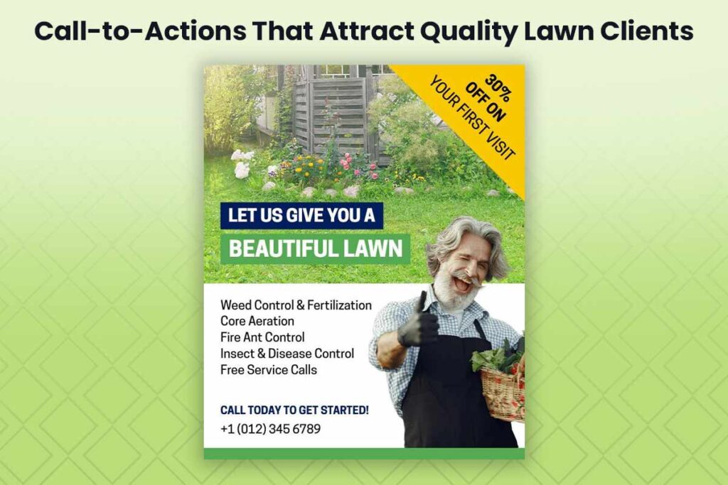 lawn care lead generation flyers generate premium inquiries