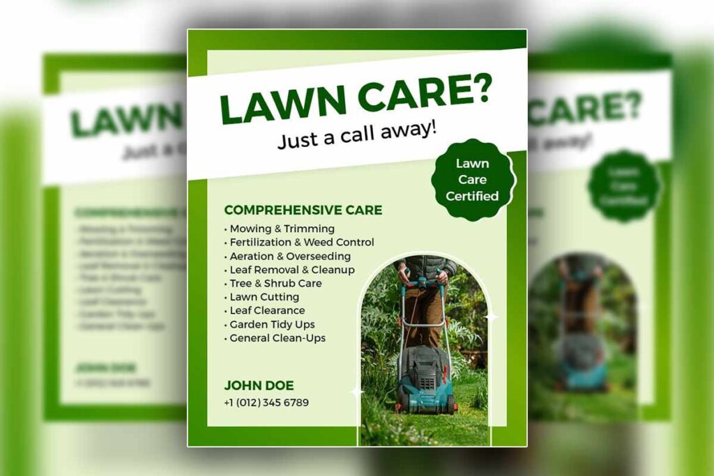 lawn care lead generation flyers reach affluent neighborhoods