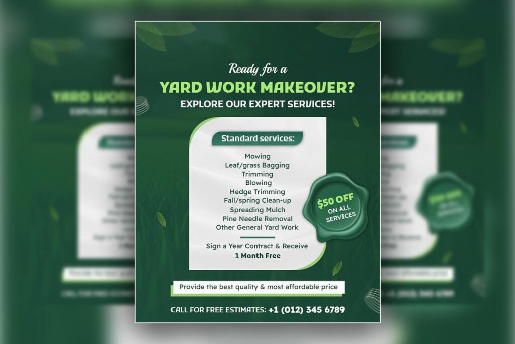 lawn care retention flyers help service providers recover