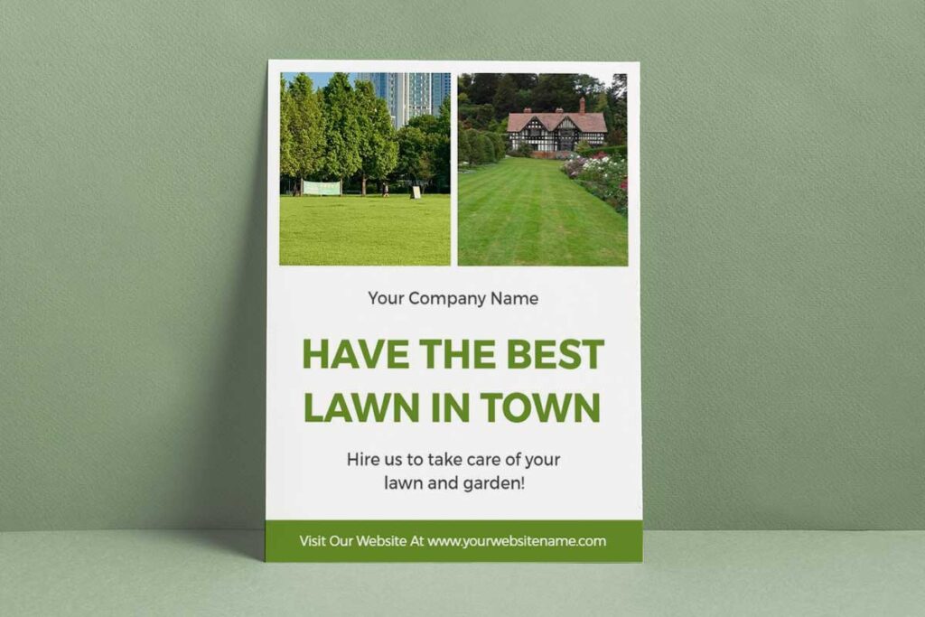 lawn care tracking flyers campaigns experience