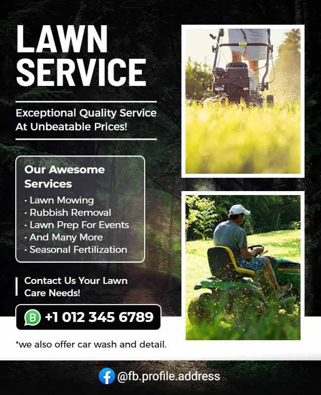 Lawn Care Service Flyer