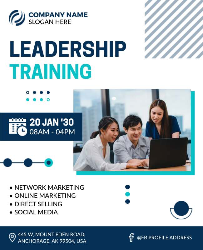 Leadership Training Flyer Template