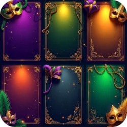 Mardi Gras Backgrounds, Patterns, and Aesthetic Choices