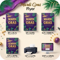 Optimal Mardi Gras Flyer Dimensions and Resolution Tips for High-Quality Prints