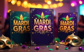 Inspiring Mardi Gras Flyer Ideas and Creative Examples