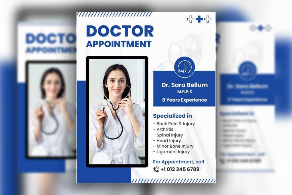 Medical Consultation Services Promotion Flyer Template