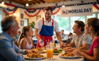memorial day restaurant flyers: designing effective food service promotions
