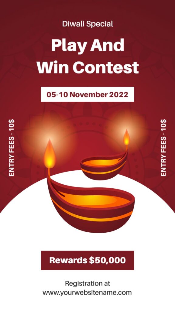 Merlot and White Diwali Social Story