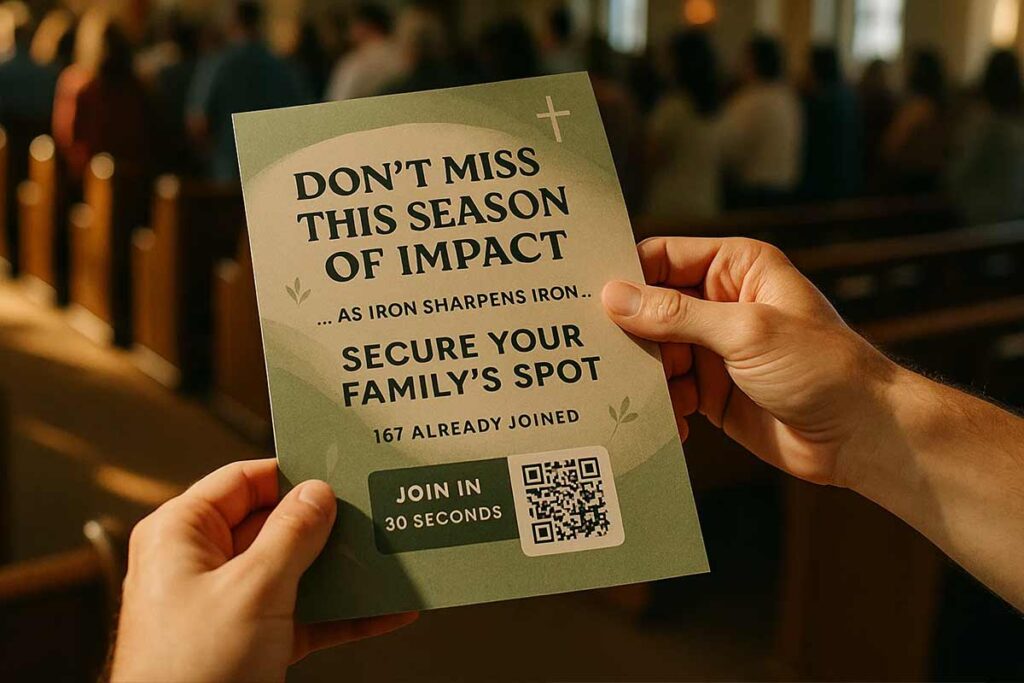 messaging framework in church flyer