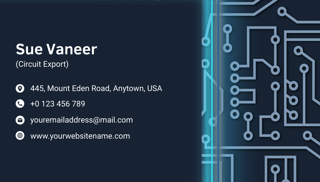 Mirage Technology Business Card Back