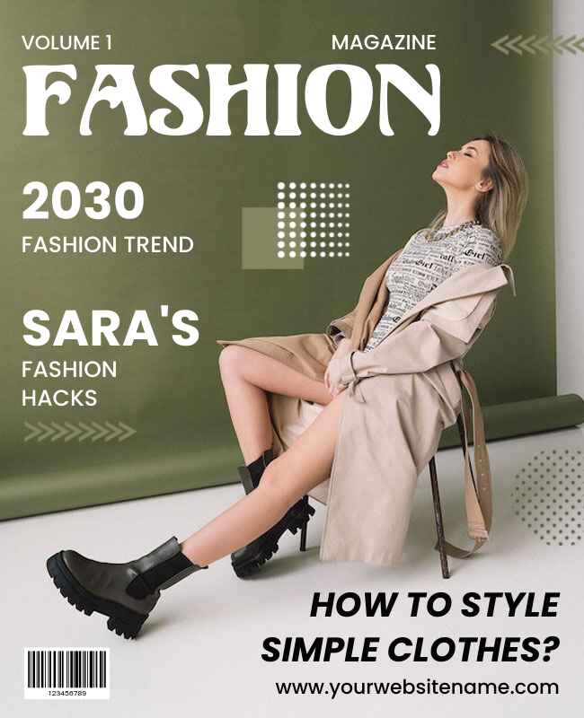 Trendy and sleek flyer for fashion brands.