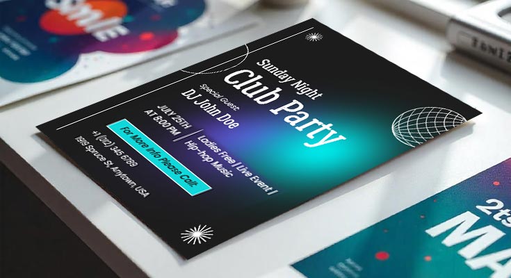 Modern Club Party Flyers