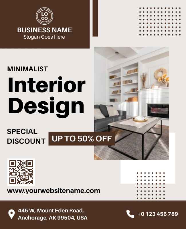 Modern Interior Design Flyer Template