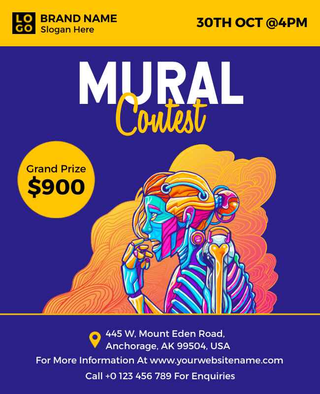 Mural Contest Flyer Template