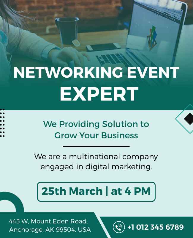 Networking Event Expert Flyer Template