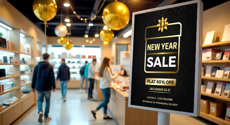 New Year Competitive Flyers for Local Service Providers
