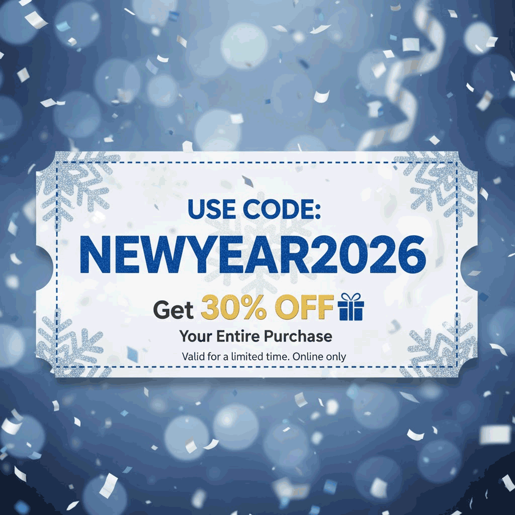 New Year Discount code image