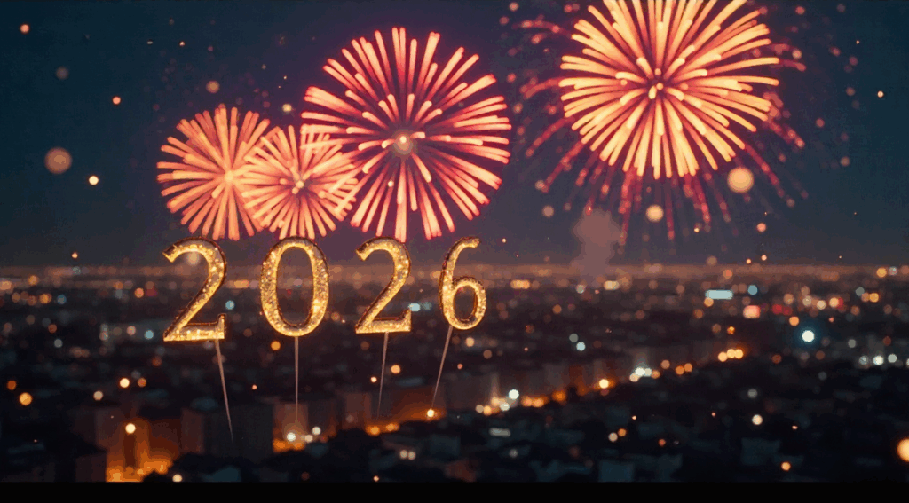 new year’s eve fireworks background