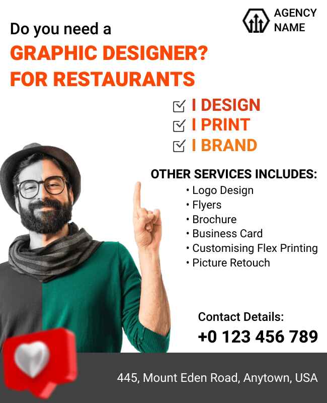 Niche Maket Graphic Flyer Template