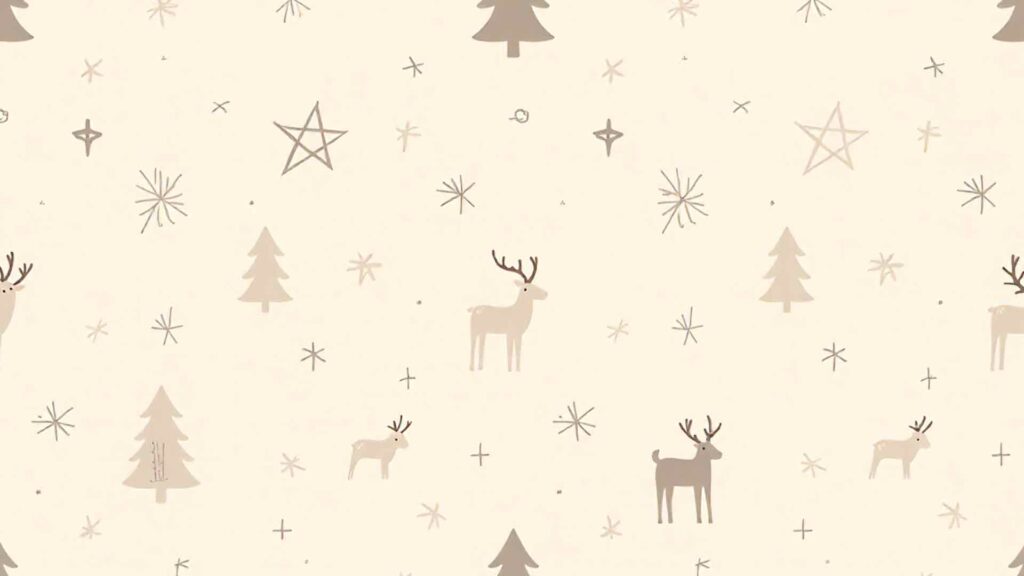 Nordic Neutral Pattern Wallpaper