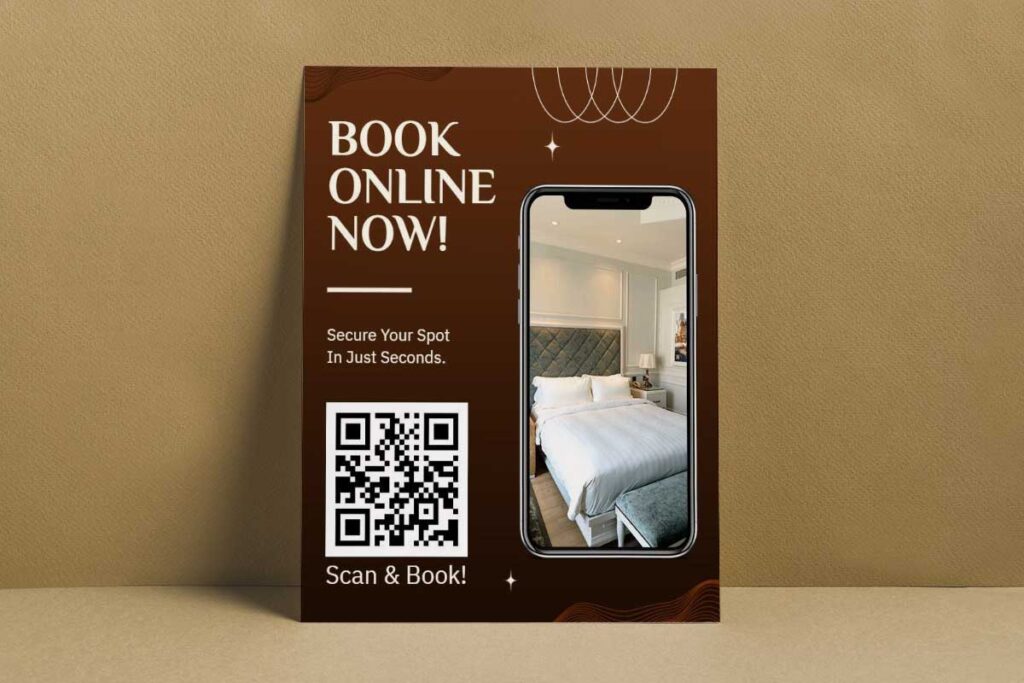 Online Booking Advertisement Flyer Template