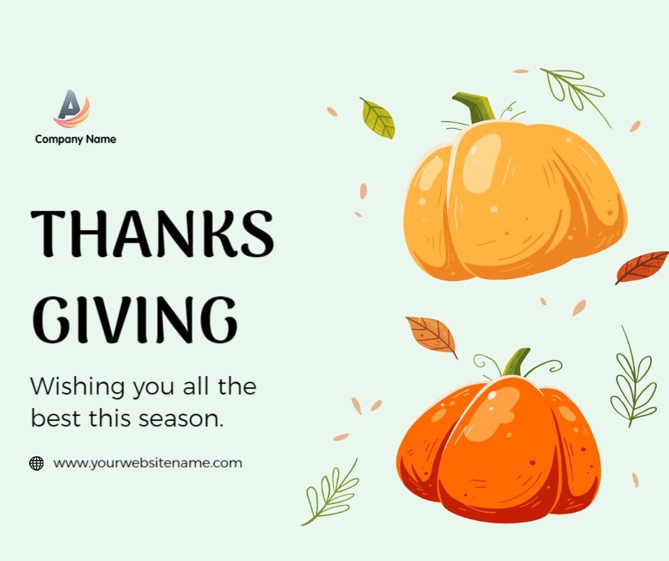 Panache Happy Thanksgiving Social Media Posts for Business