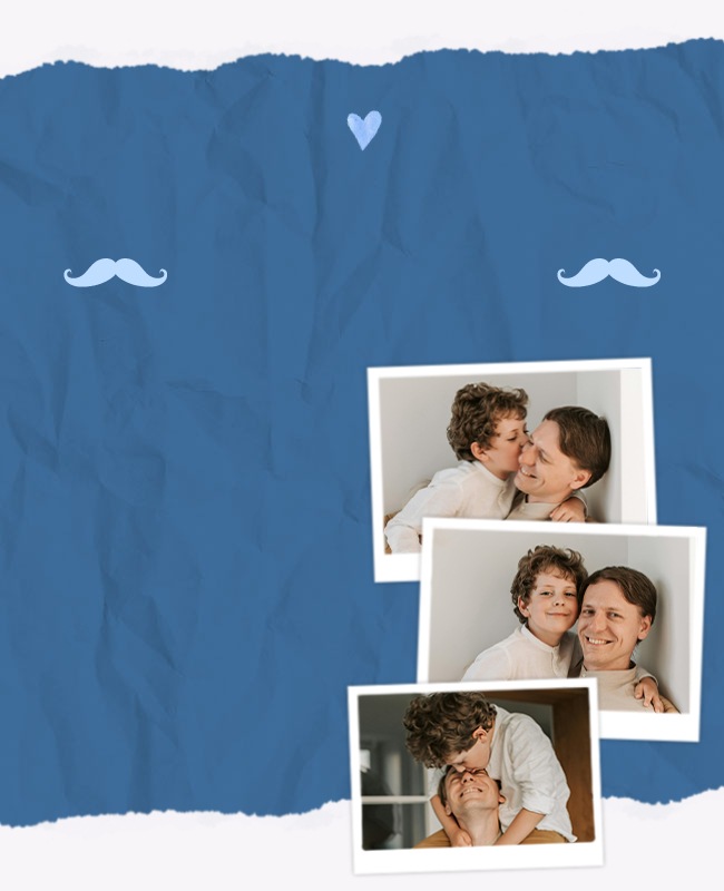 fathers day photo session flyer template