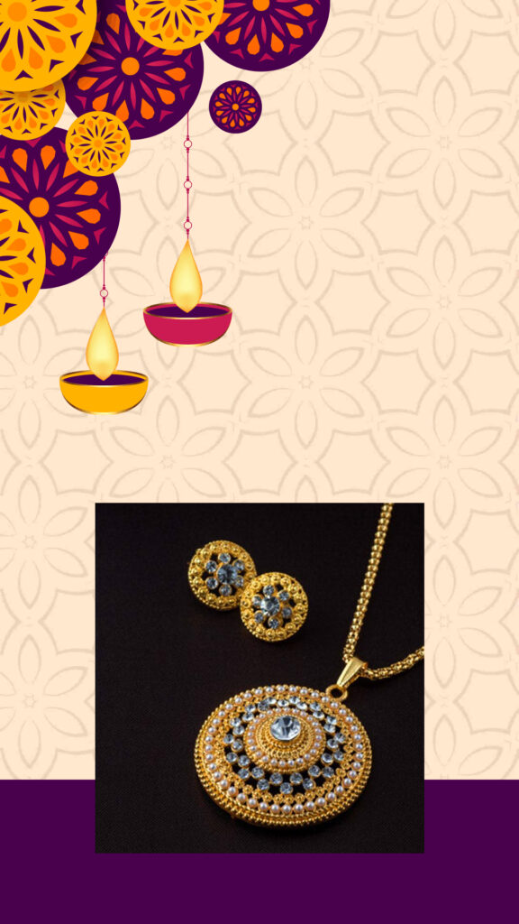 Photo-friendly Diwali Story Background