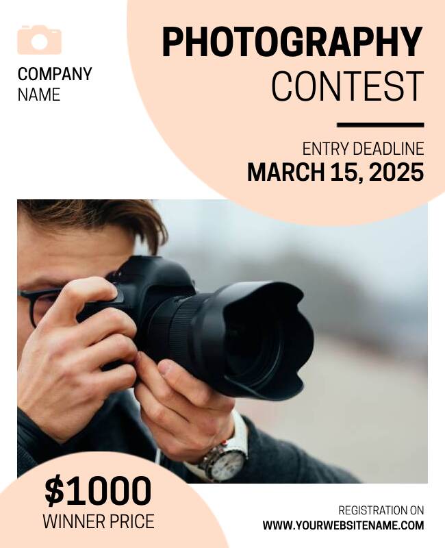 Photography Contest Flyer Template