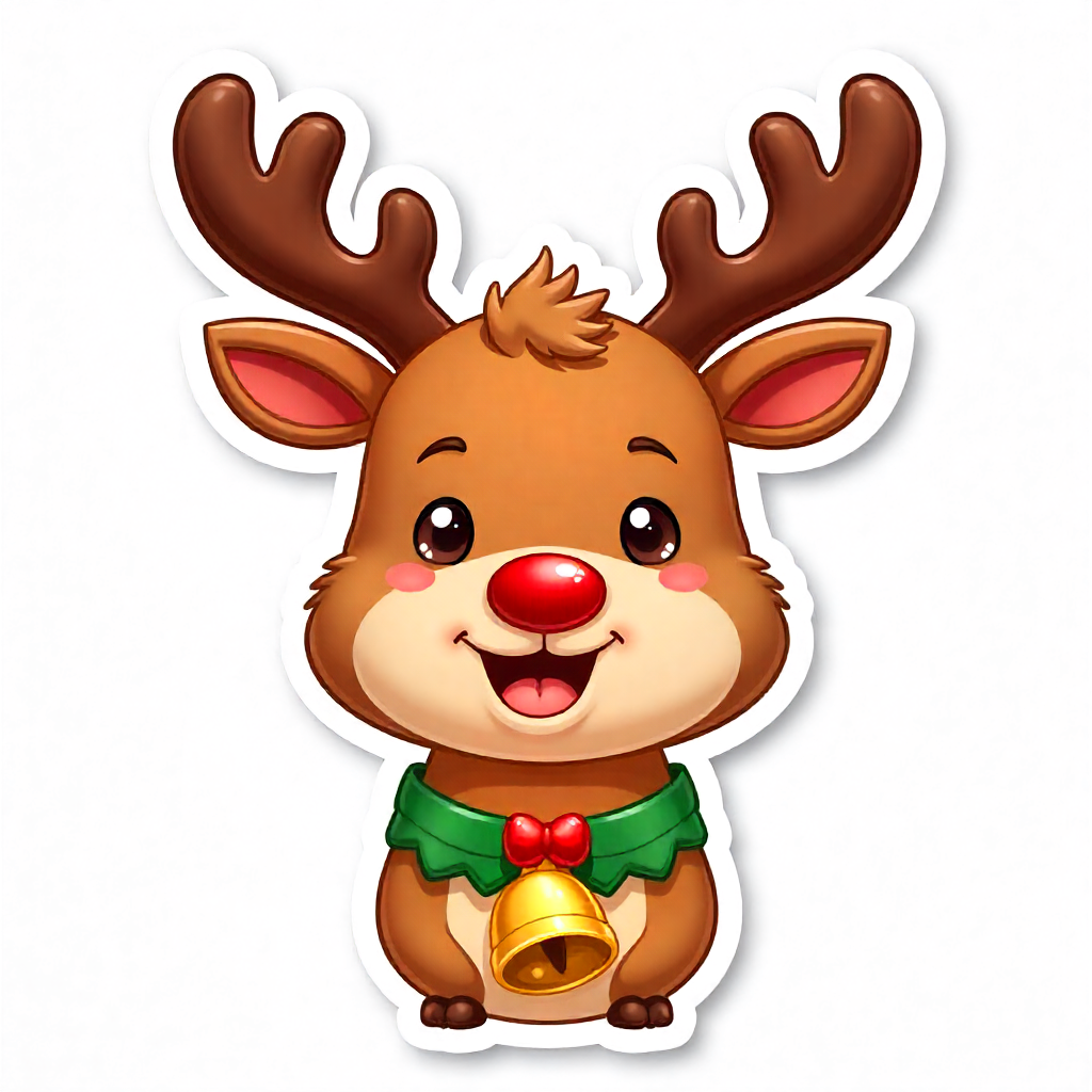 Reindeer Sticker