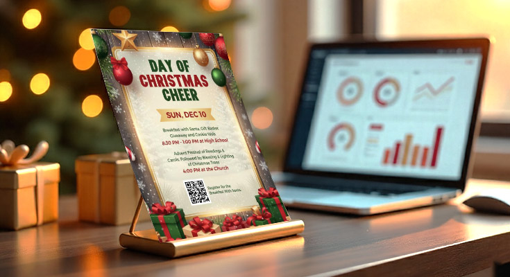 Premium Christmas Flyers for Upselling Strategy Consultants