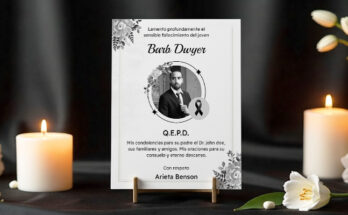 Premium Funeral Flyers for High-End Services