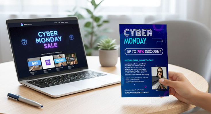 Professional Cyber Monday Flyers for Service Providers